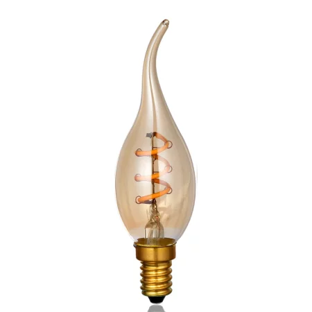Design retro bulb LED Edison F2 candle 3W, socket E14 |