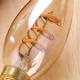 Design retro izzó LED Edison O2 gyertya 3W, E14 foglalat |
