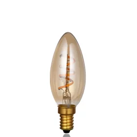 Designová retro žárovka LED Edison O2 svíčková 3W, patice