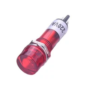Kontrolllampa XD10-3, 220/230V, IP66, för håldiameter 10mm