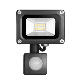 Vandtæt LED-spotlight med PIR-sensor, 10w, IP65, varm hvid