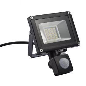 Waterproof LED spotlight with PIR sensor, 20w, IP65, warm
