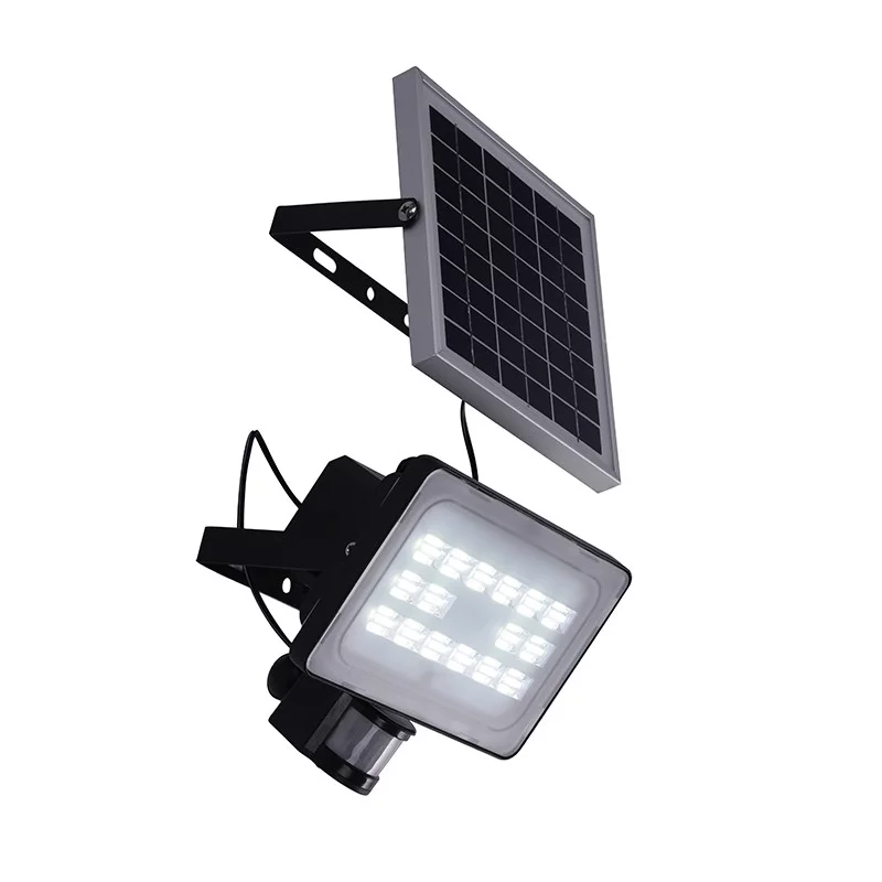Projecteur LED extérieur avec panneau solaire