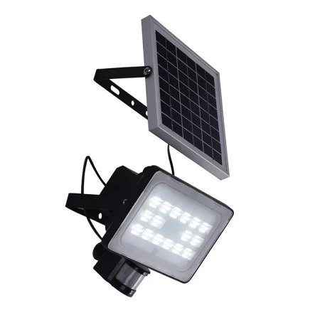 AJW-Projecteur solaire extérieur avec détecteur de mouvement 208 LED Lampes  de sécurité solaires à l'extérieur 270 ° Grand ang[665] - Cdiscount Maison