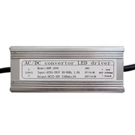 Fuente de alimentación para LED de 80W, 22-38V, 2400mA