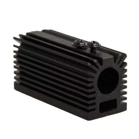 Hliníkový chladič pro laserové moduly o průměru 12mm, černý