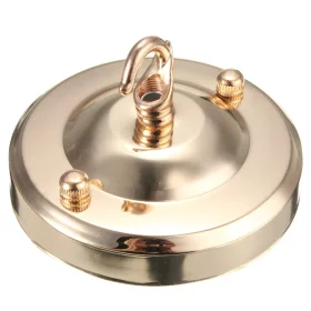 Baldakin med krog, diameter 105mm, guld | AMPUL.eu