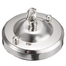 Baldakin med krog, diameter 105mm, sølv | AMPUL.eu