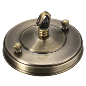 Baldakin med krog, diameter 105mm, bronze | AMPUL.eu