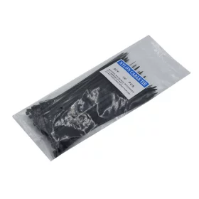 Stahovací pásky nylonové 3x100mm, černé | AMPUL.eu