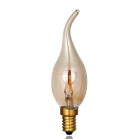 Design retro hehkulamppu LED Edison F1 kynttilä 3W