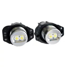 Ampoules LED Angel Eyes Marker, Canbus, 18W, Blanc, Rouge, Bleu, Brave  Free, BMW E90, E91, Série