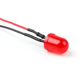 12V LED-diodi 10mm, punainen hajavalo | AMPUL.eu