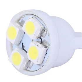 Gniazdo LED 4x 2835 SMD T10, W5W - białe, 6V | AMPUL.eu