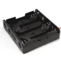 Battery box for 4 AAA batteries, 6V, flat | AMPUL.eu