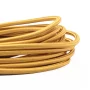 Retro cable round, wire with textile cover 2x0.75mm, gold |