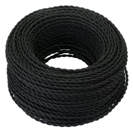 Retro spiralni kabel, vodič s tekstilnim omotom 2x0,75 mm²