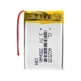 Li-Pol-batteri 350mAh, 3.7V, 402535, AMPUL.eu