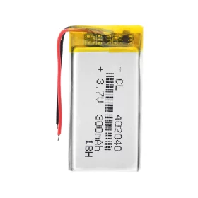 Li-Pol batéria 300mAh, 3.7V, 402040, AMPUL.eu