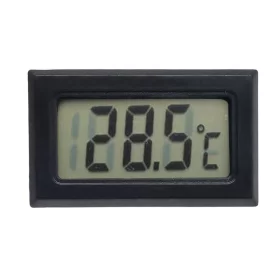 Digitális hőmérő -50°C - 110°C, fekete színű | AMPUL.eu