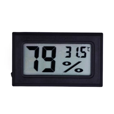 Igrometro/termometro digitale, -50°C - 70°C, nero