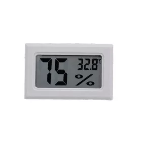 Cyfrowy higrometr/termometr, -50°C - 70°C, biały, AMPUL.eu