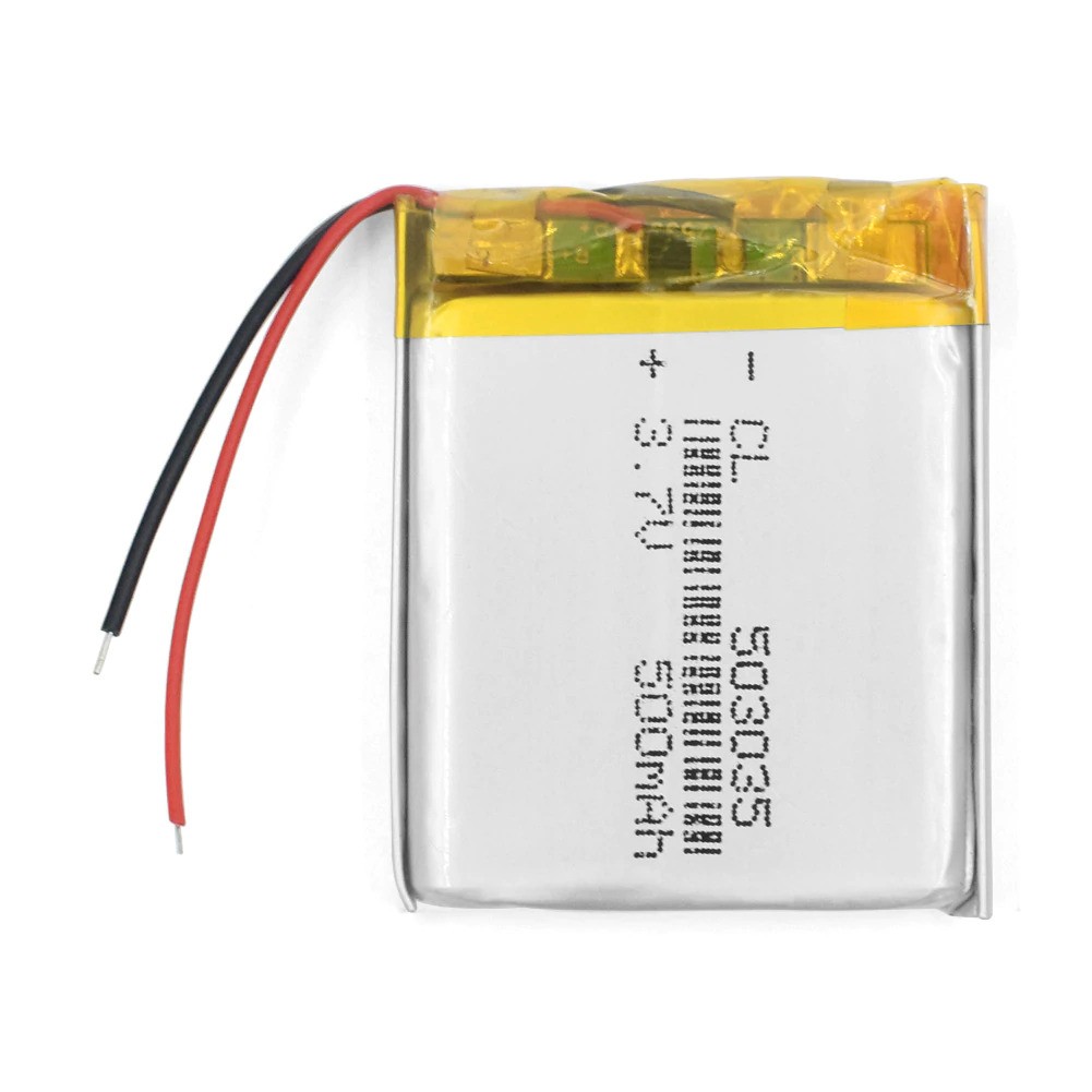 Li-Pol baterie 500mAh, 3.7V, 503035