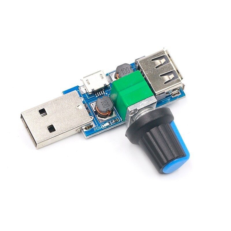 Regulátor otáček USB ventilátoru, 5V