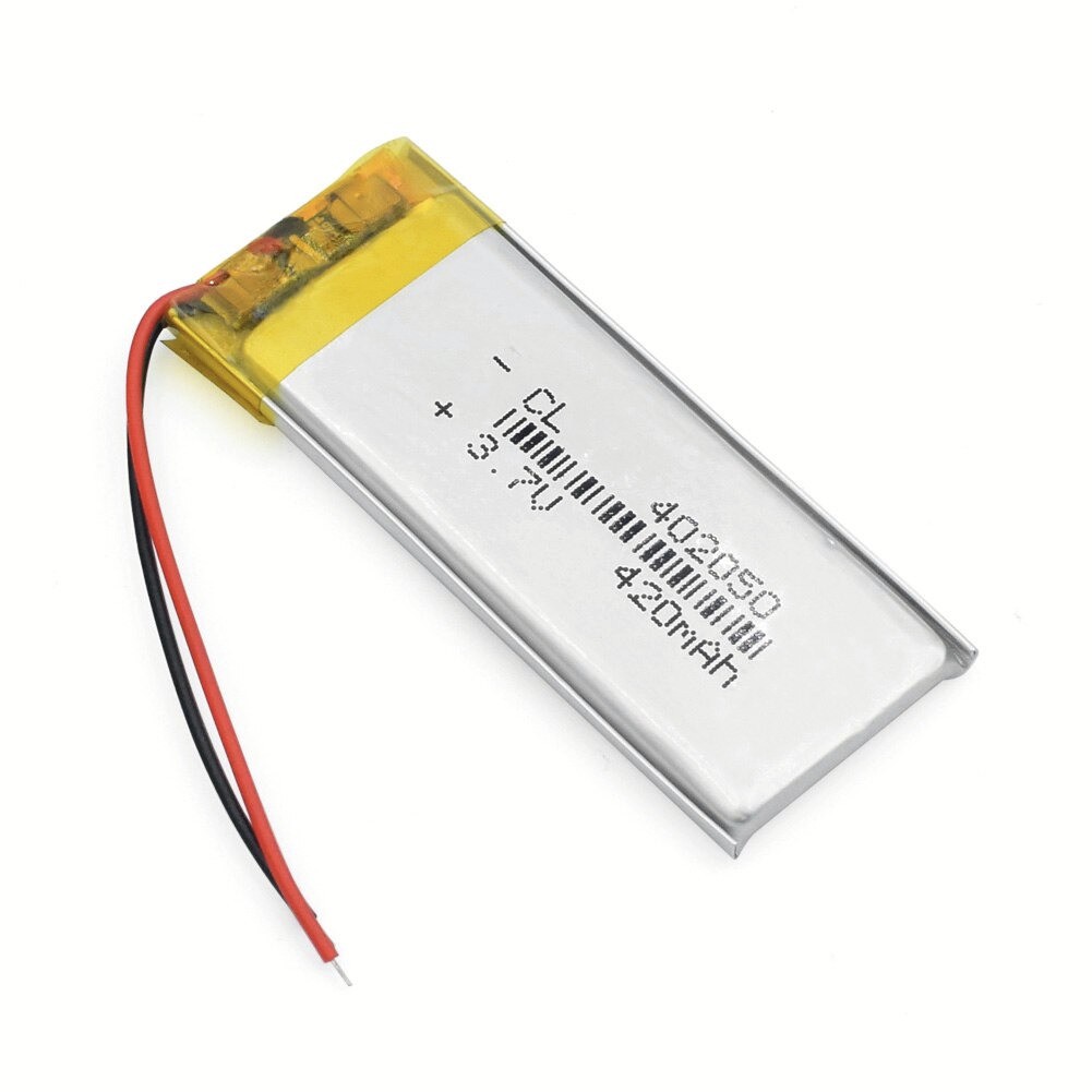 Li-Pol baterie 420mAh, 3.7V, 402050