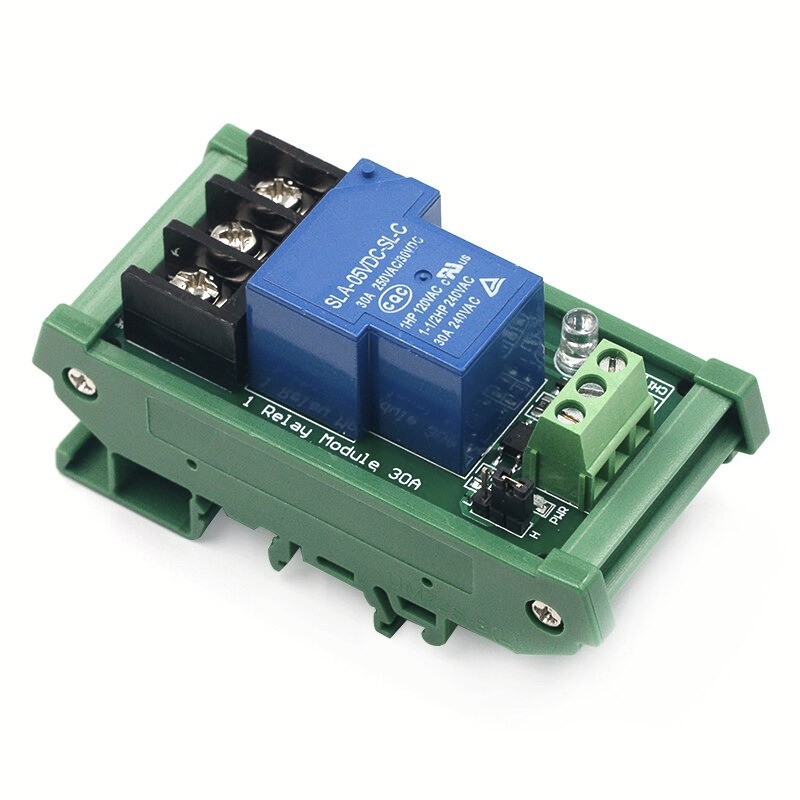 Relé SLA-24VDC-SL-C, 250V/30A na DIN lištu