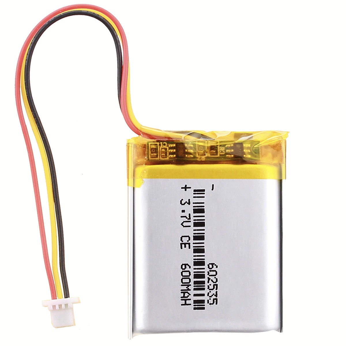 Li-Pol baterie 600mAh, 3.7V, 602535, 3pin