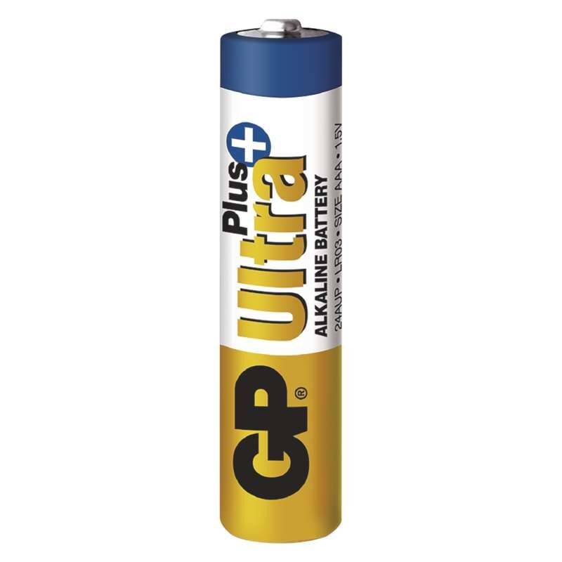Alkalická baterie AAA, GP Ultra Plus LR03