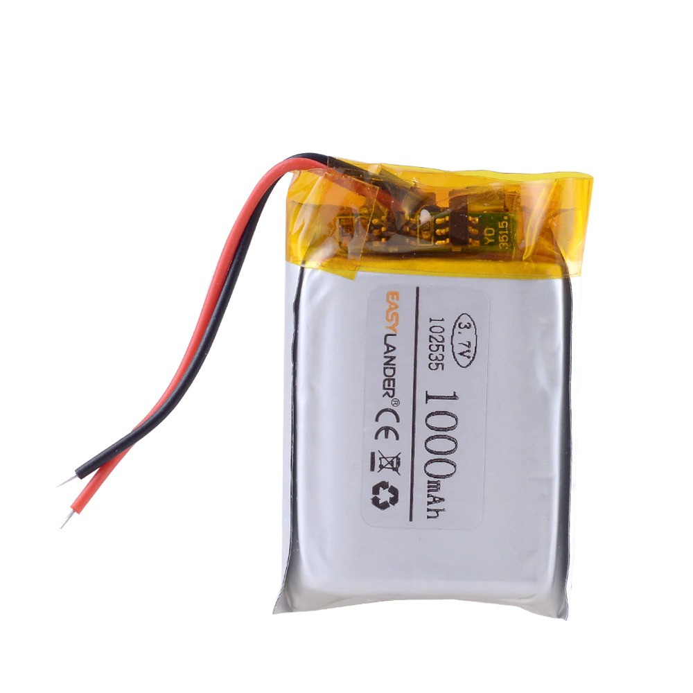 Li-Pol baterie 1000mAh, 3.7V, 102535