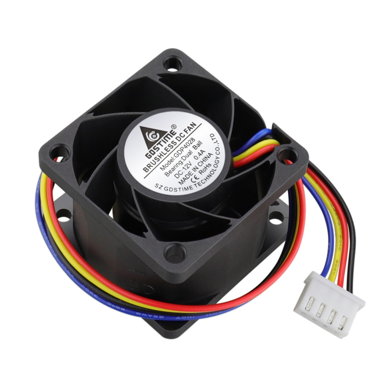 Ventilátor 40x40x28mm, 12V DC