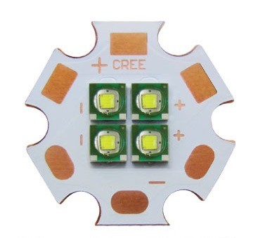 LED Dioda Cree XPE XP-E 12W PCB, 6V, Bílá 5700-6500K
