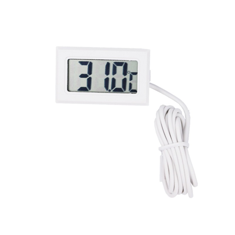 Digitální teploměr -50°C - 110°C, bílý, 1 metr