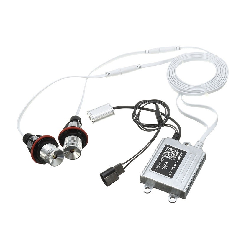 Angel Eyes Marker, 5W Bridgelux LED, sada - RGB (E39, E53, E60, E61, E63, E64, E65, E66, E83, E87) Wifi ovládání