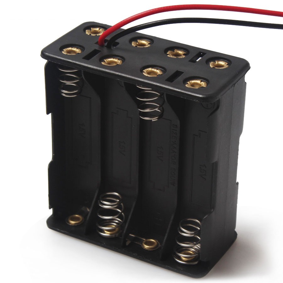 Bateriový box pro 8 kusů AA baterie, 12V
