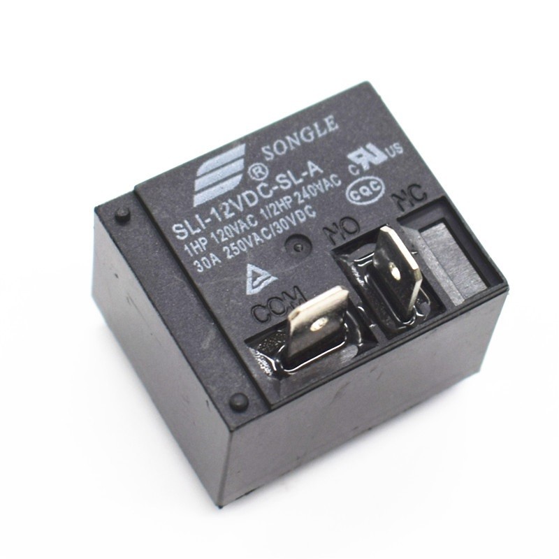 Relé SLI-12VDC-SL-A, 12V DC/250V AC 30A, 4-pin