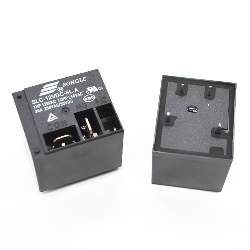 Relé SLC-12VDC-SL-A, 12V DC/250V AC 30A, 4-pin