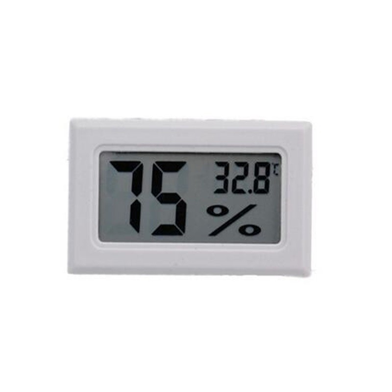 Digitální vlhkoměr/teploměr, -50°C - 70°C, bílý